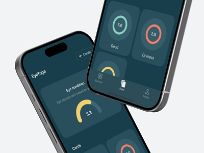 EyeYoga - Eye Exercises app design ios mobile ui uiux