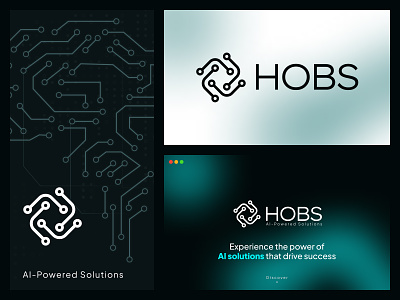 HOBS, Brand Identity abstract ai artificial intelligence brand brandidentity branding logo logodesign minimal