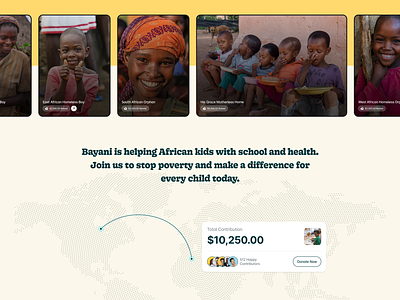 Bayani (Children Donation) - Website dashboard dashboard ui design ui ux website