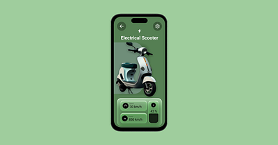 Electric scooter concept 🛵 animation branding digitaldesign dribbbledesign graphic design interactivedesign mobileui motion graphics ui uiinspiration uiuxdesign userexperience userinterface visualdesign webdesign