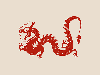 Illustration of a Chinese dragon 2d 2d dising 2d illustration chinese dragon dragon graphic design illustration logo new year the symbol of 2024 the symbol of the new year