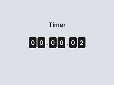 Countdown and timer dashboard ui kit design system ui design