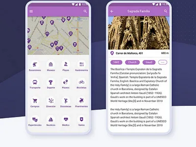 Geolocation Based Tourist Guide Application design front end development hire developers mobile app mobile application mobile development outsourcing software development staff augmentation ui