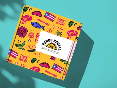 Ponce Social Branding, Illustration and Pattern Design branding graphic design illustration packaging pattern pattern design patterns puerto rico