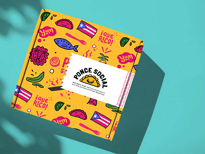 Ponce Social Branding, Illustration and Pattern Design branding graphic design illustration packaging pattern pattern design patterns puerto rico