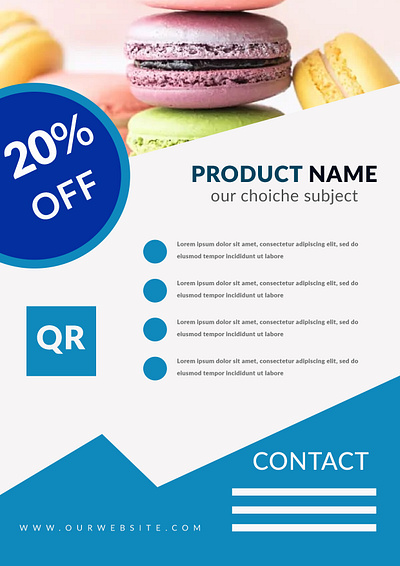 Business Product Flyer Card Design Template productbusiness