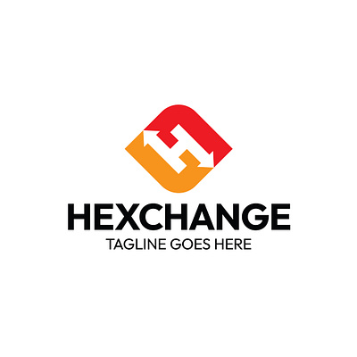 Hexchange Logo Design app branding design graphic design logo typography vector