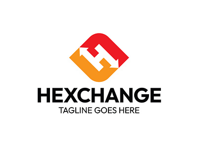 Hexchange Logo Design app branding design graphic design logo typography vector