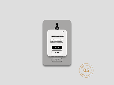 A simple pop up Window - Day05 - #DailyUIChallenge challenge dailyui dailyuichallenge ui