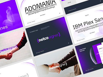 Netco Signer: Embracing Futuristic Assurance app brand guide brand strategy brandbook branding flat identity logo mobile ux designer web web desig