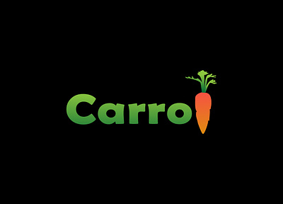 Carrot Logo Design (Unused). appicon applogo brand identity carrot logo creativelogo daily logo gradient logo logo concept logo mark logo process logo room mordent logo
