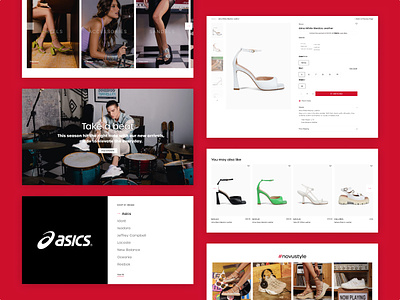 Novus Shoes - Content Layout collections content development ecommerce layout migration navigation pdp plp products shopify plus uxui