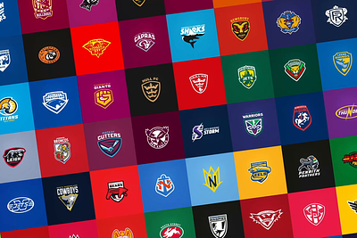 Rugby League Rebrand animation branding league logos rugby sports