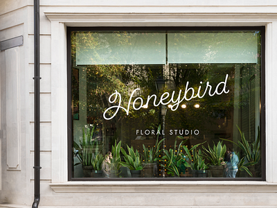 Honeybird Flower Studio | Full visual brand identity design brand development brand identity branding design designer flower shop flower shop brand design flower shop branding flower shop logo graphic design illustration logo logo design logo designer modern brand identity modern branding ideas simple brand design vector visual branding visual design