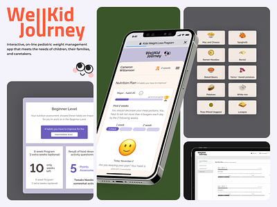 WellKid Journey - Case agency design doctor health healthcare kids main page minimal parents ui ui design ux web app web design web site wellness