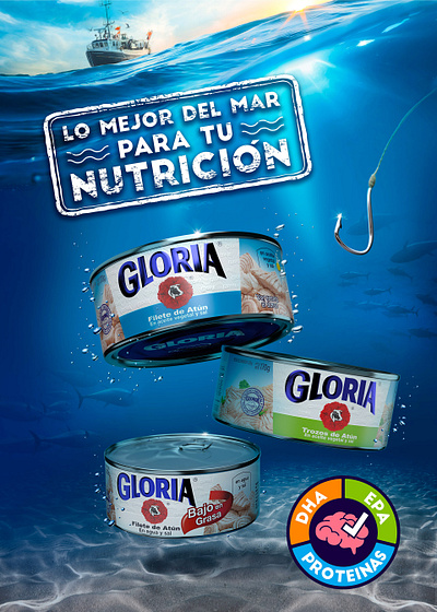 KEY VISUAL ATUNES GLORIA 3d branding graphic design