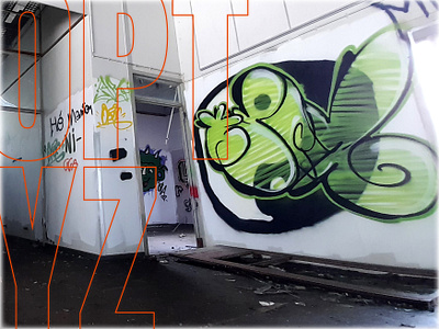 Throw up // OPTYZ aerosol graffiti graffitiletters lettering letters mural optyz spraypaint streetart throw up throwup
