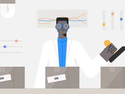 Facebook animation branding character colorful design explainer video illustration vector