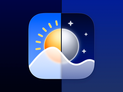 Peaks: Biorhythm Tracker App Icon app icon icon design ios app icon