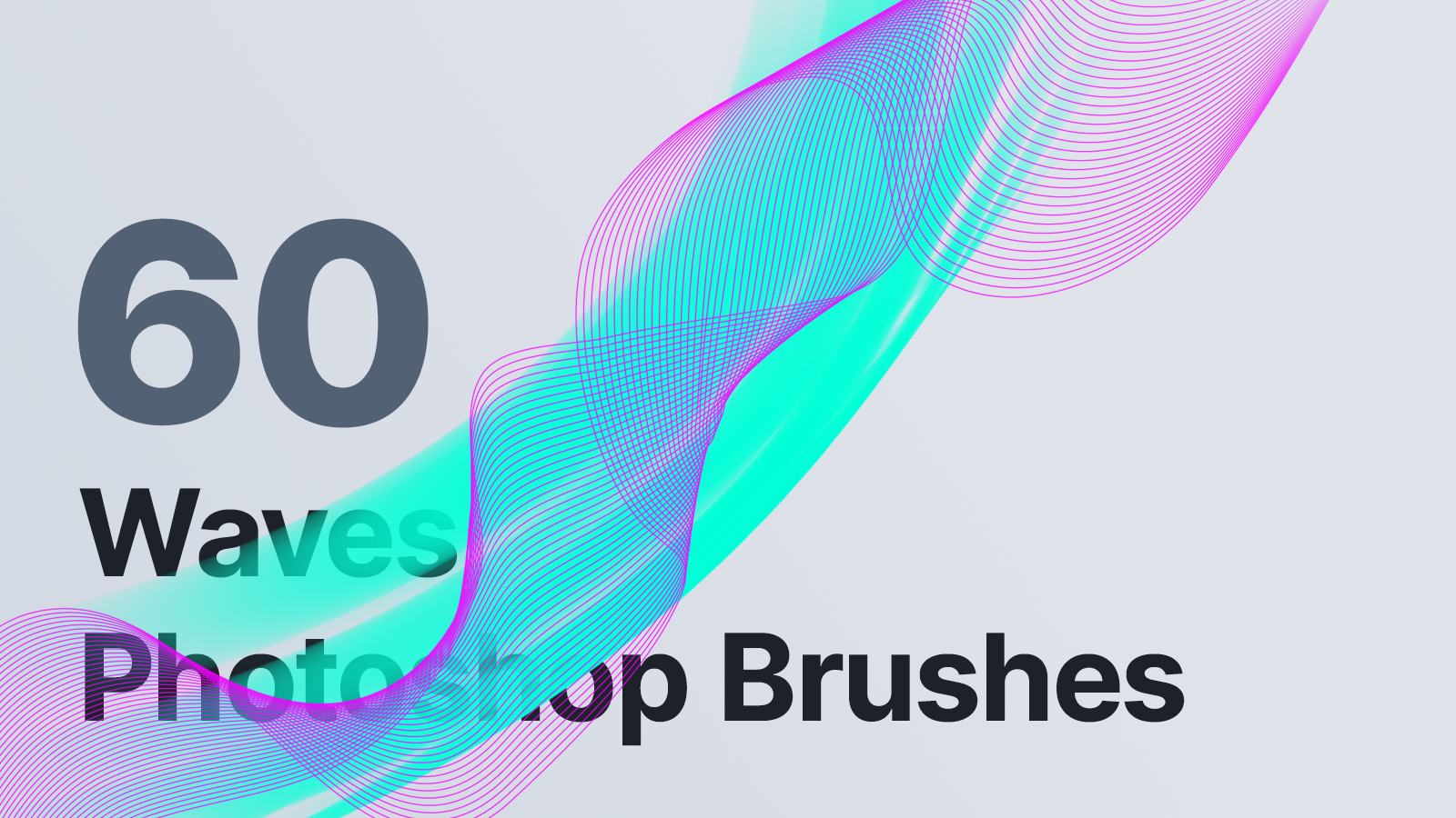 60 Smooth Linear Waves Photoshop Brushes brush brushes creative dashed design dotted geometric graphic design handmade linear modern photoshop procreate scrapbook sketchbook smooth soft vector wave waves