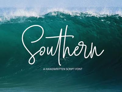 Southern Handwritten Font illustrations