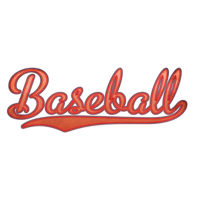 Baseball stitching baseball brush custom illustration pattern retro type typography vintage