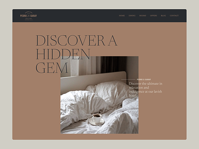 Pedro & Garay: Elegant Webflow Template for Upscale Hospitality graphic design hospitality hotel template travel webdesign webflow
