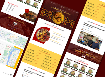 Madina Naan & Kobab UI Design branding graphic design ui ux vector website