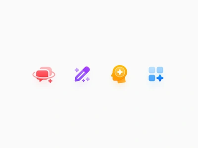 Small Icons artificial intelligence icon chatbot icon chatgpt icon inspiration good idea mac icon macos icon osx icon magic wand pen edit brain openai open ai aigc lsai operating system icon os icon puzzle combination realistic icon app icon sandor skeu icon skeuomorph icon skeuomorphism icon sms bubble message bubble user interface icon ui icon gui