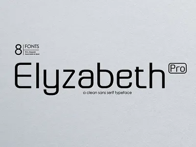 Elyzabeth Pro - Font Family illustrations