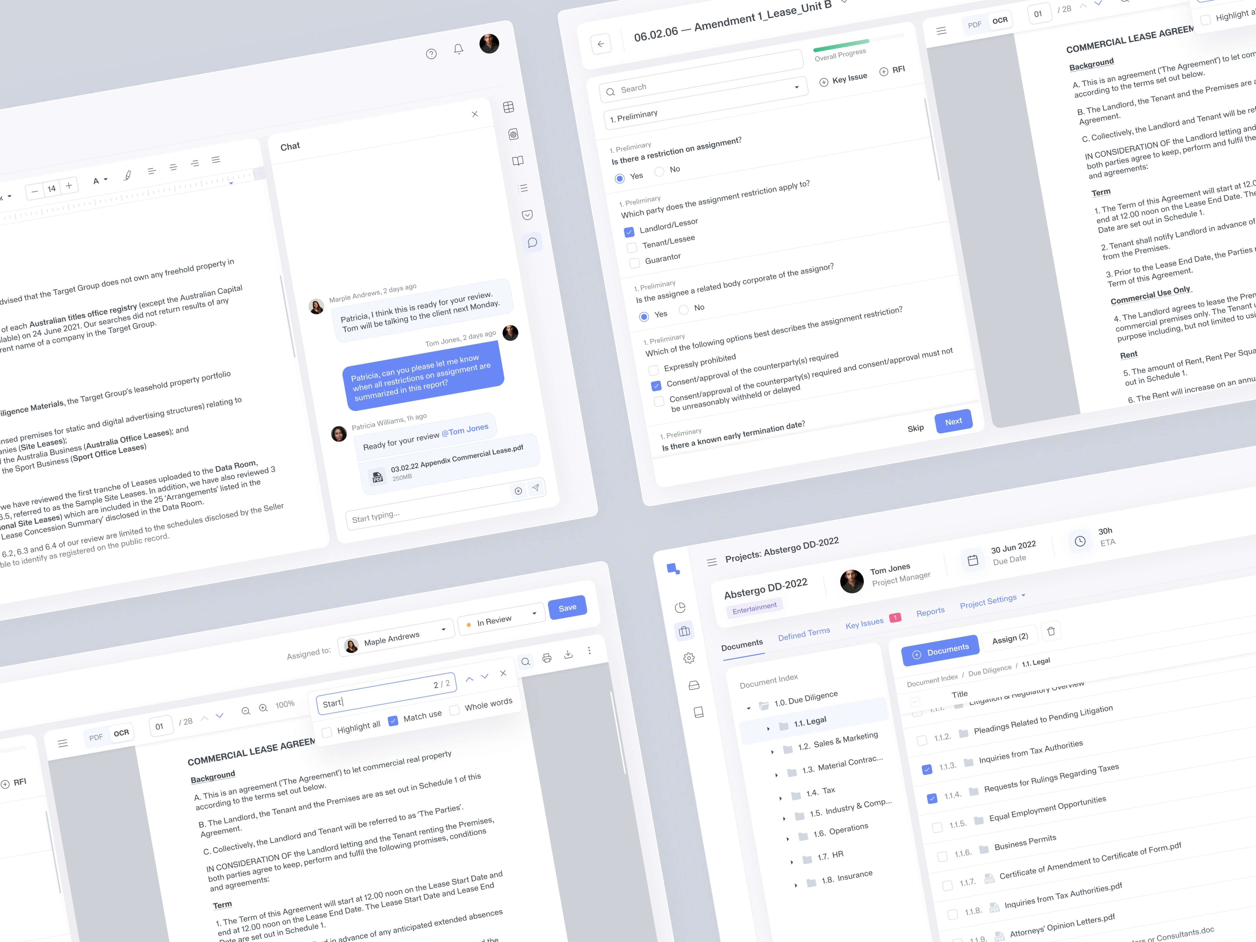 Data room feature application design dashboard data room design system documents enterprise forms interaction design legaltech product design reports responsive saas side panel tables ui ux web app web application workflows