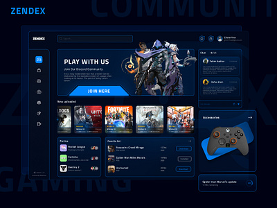Top Gaming Website designs, themes, templates and downloadable graphic  elements on Dribbble