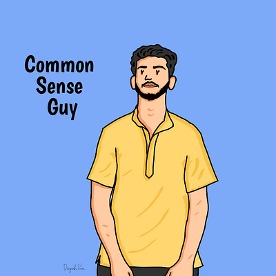 Common Sense Illustration comic design graphic design illustration vector