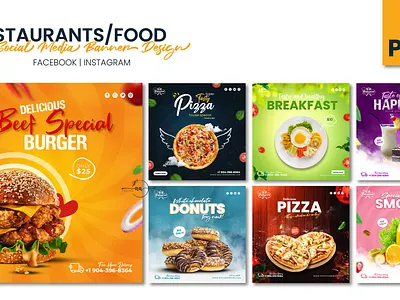 Food Social media post design 3d animation app branding design flyer design graphic design illustration logo motion graphics ui ux vector