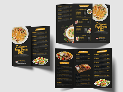 Food Menu Card design 3d animation app branding design flyer design graphic design logo motion graphics ui ux vector