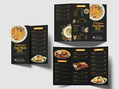 Food Menu Card design 3d animation app branding design flyer design graphic design logo motion graphics ui ux vector