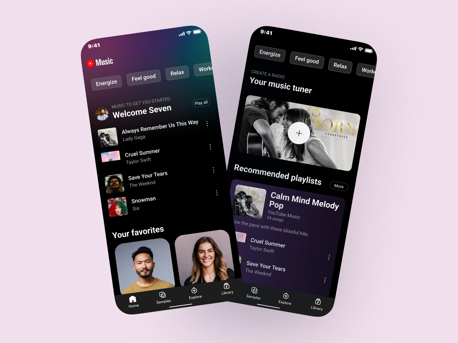 Youtube Music Concept UI by Ashiqur Rahman on Dribbble