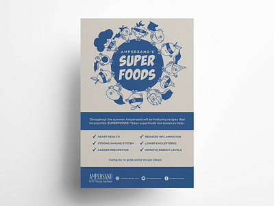 Super Foods Ad Campaign Flier Design branding design graphic design illustration logo typography vector