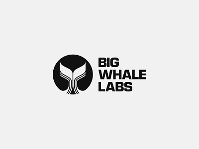 Unused concept for Big Whale Labs branding clean corporate design eighties graphic design illustrator logo logomark logotype mark minimal minimalisim retro vintage