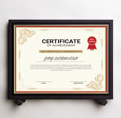 Certificate Design band branding certificate design certoficate design designer graphic design