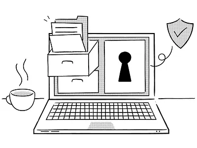 Glassdoor blackwhite branding graphic design illustration lineal minimalist texture vector