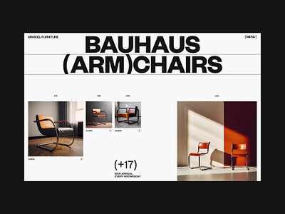 Concept chairs concept design furniture grid site ui web webdesign