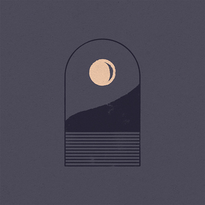 Moonlit Portal branding design graphic design illustration logo