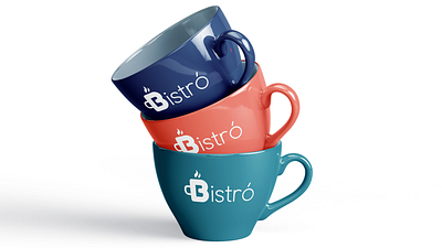 Bristró - Coffee 3d branding graphic design logo