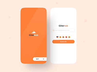 CineHub | Explore Movies with Style app clean concept dailyui inspairation interaction design learning app mobile app design mobile design mobile ui mobileapp popular portfolio search ui ui design uiux user interface ux ux design