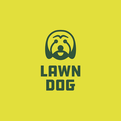 Lawn Dog Logo branding graphic design illustration logo