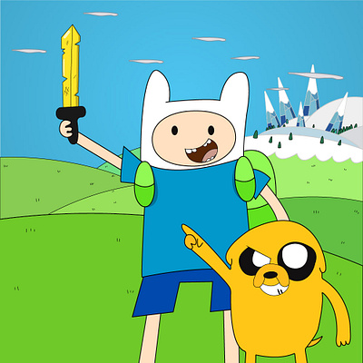 Adventure Time design graphic design illustration vector