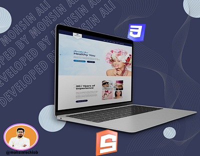 Elevating Healthcare with Custom Website Development animation branding elementor figma graphic design landing page motion graphics ui web design wordpress wordpress design wordpress landing page wordpress website