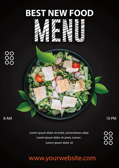 Menu Card Design-1 branding design graphic design illustration logo menu card photoshop portfolio vector