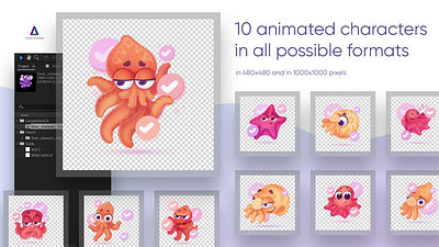 Animated Evolution: A Journey of Transformation Volume 2 after effects animated character set animation app character character set characters design evolution evolution characteres evolution characters graphic design illustration motion graphics ui ux